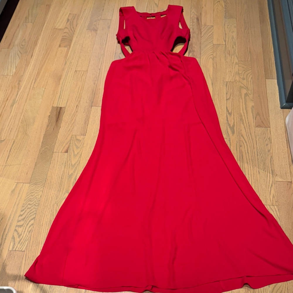 Formal Red Sleeveless Dress